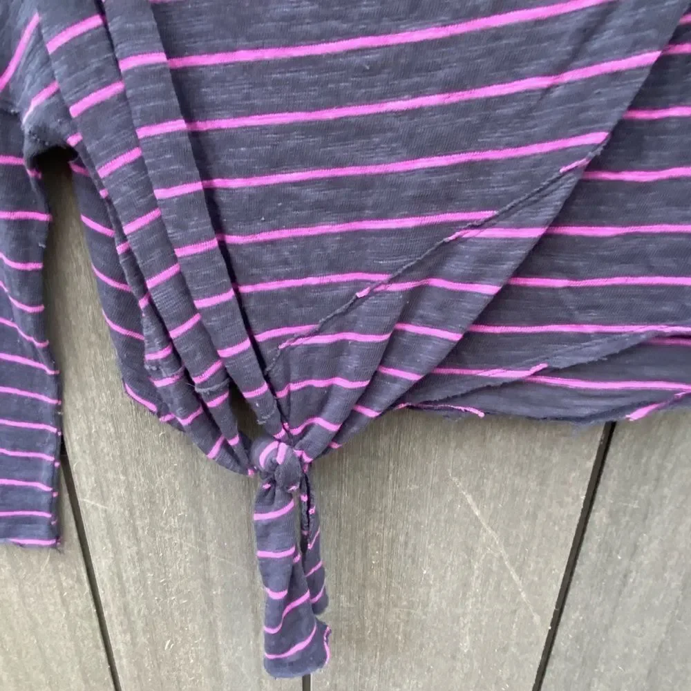 Free People Love Lane‎ Striped One Shoulder Top
